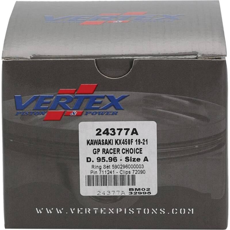 Vertex Pistons Vertex Piston 19-23 Kawasaki KX 450 F 450cc Forged GP Racers Choice Piston Kit
