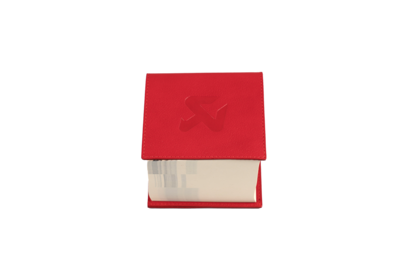 Akrapovic Akrapovic Leather Memo Notepad - Red