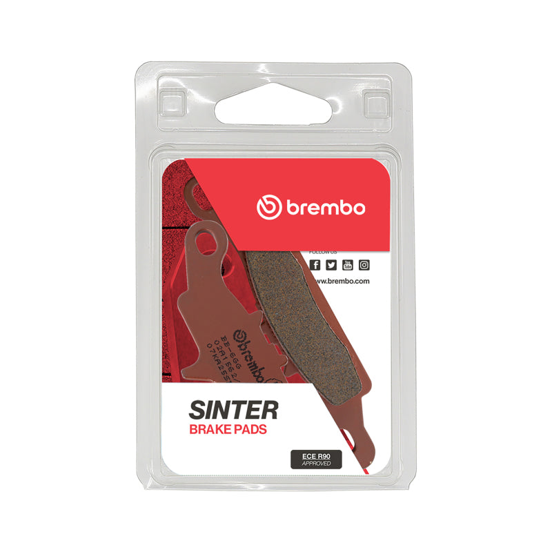Brembo Powersports Brembo 07-15 Kawasaki KFX Left 450cc Sinter Brake Pad - Front