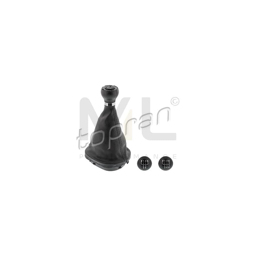 TOPRAN 115 892 Gear Lever Gaiter Black