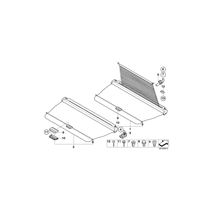 Genuine BMW 51479138055 E70 Handle, Lower Section GRAU (Inc. X5 3.0sd, X5 3.5d & X5 35iX) | ML Performance US