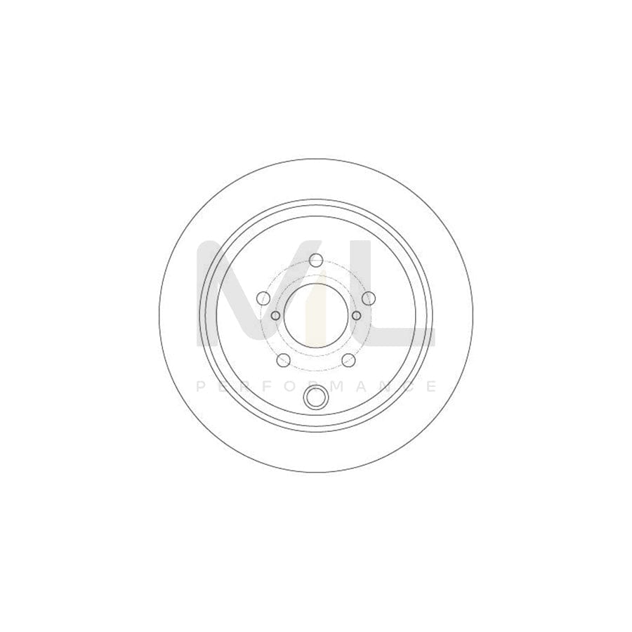 TRW DF6306 Brake Disc Solid, Painted | ML Performance Car Parts