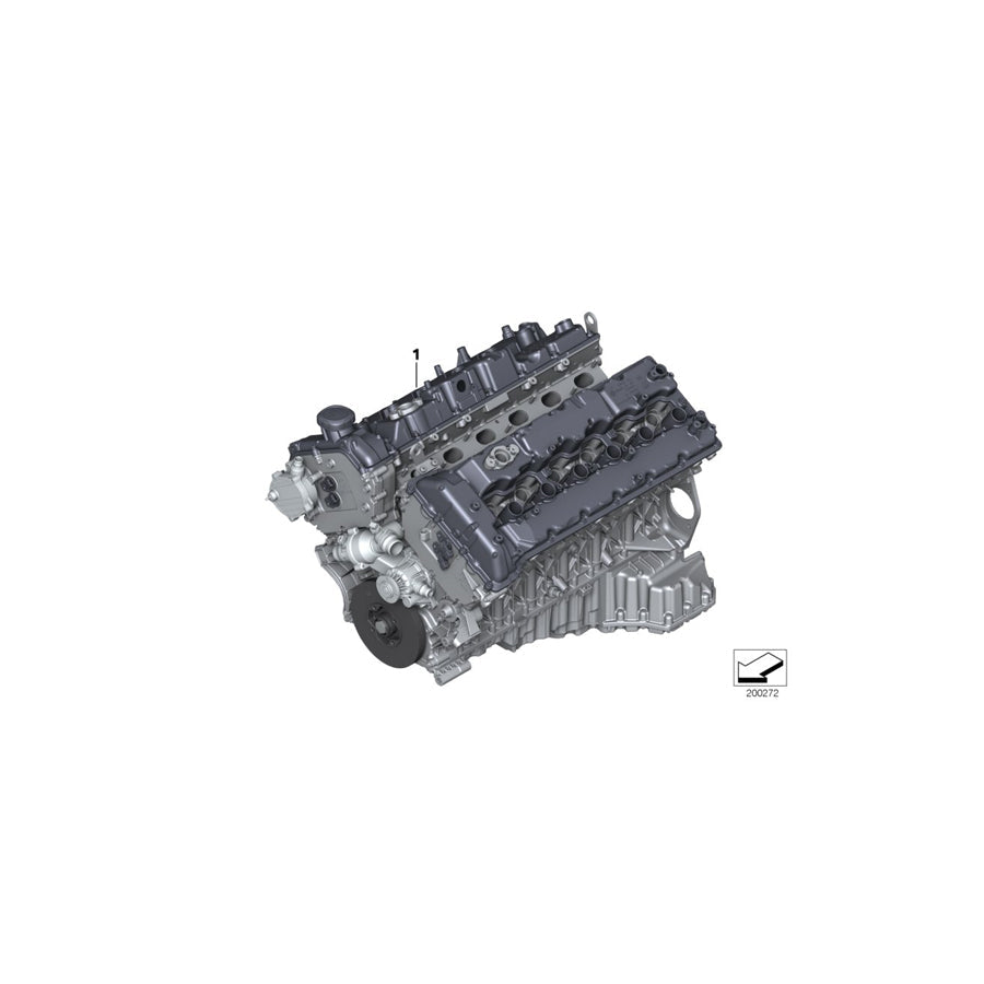 Genuine BMW 11002467860 G12 Short Engine N74B66C (Inc. M760iX & M760LiX) | ML Performance US Car Parts