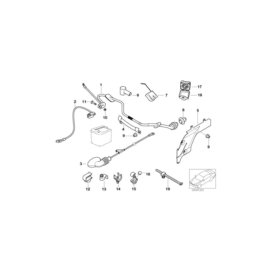 Genuine BMW 12421427311 E39 Clamp (Inc. 530i, 520i & 525i) | ML Performance US