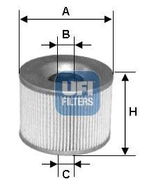 UFI 25.471.00 Oil Filter