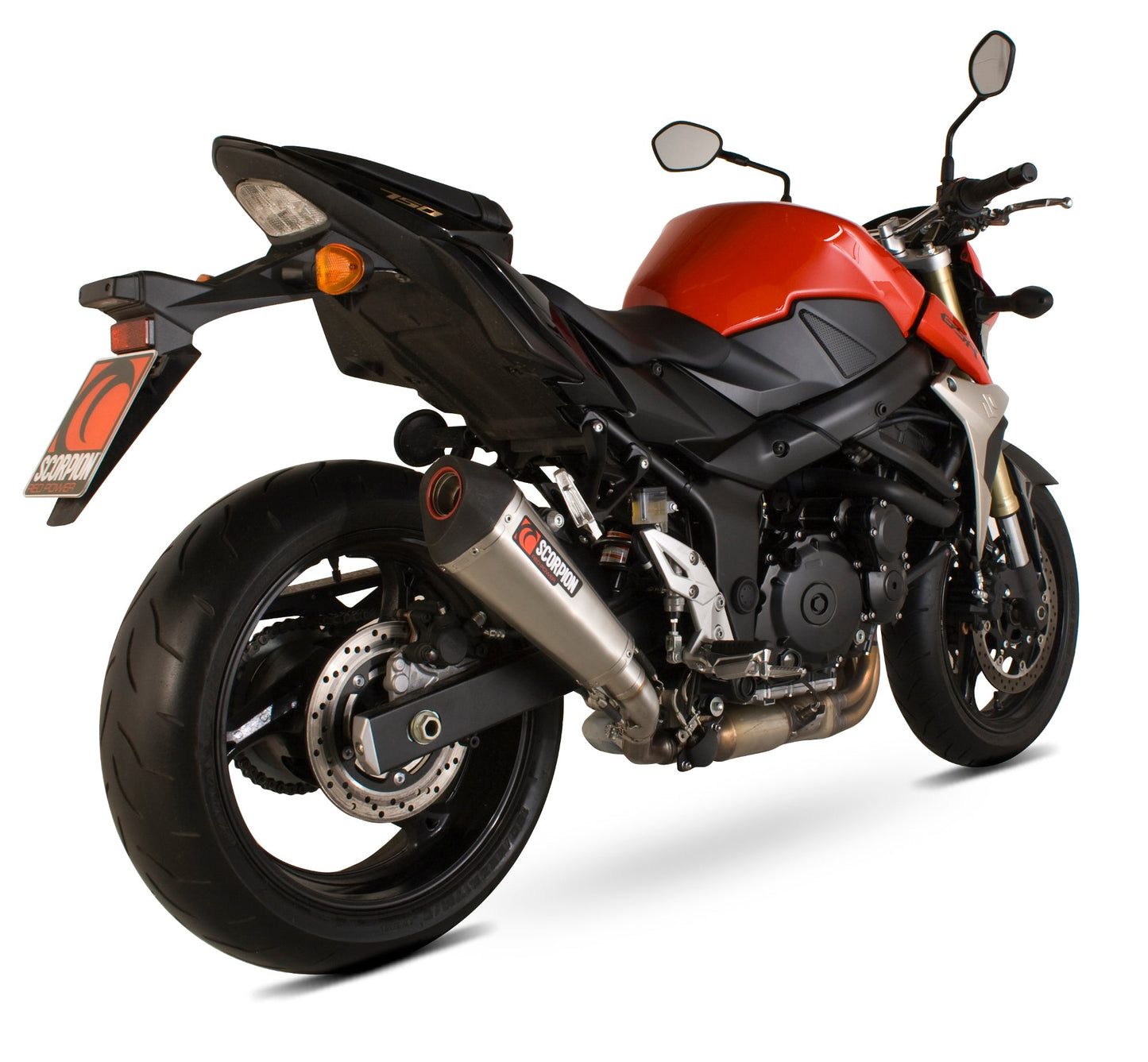 Scorpion RSI110SEO Suzuki GSR750 Serket Taper Slip-On - Brushed Stainless Steel Sleeve | ML Performance US US