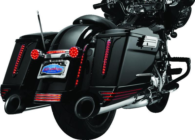 Kuryakyn Rear Fender Accents FLHRXS / FLHX/FLHXS / FLTRX/XS Models Chrome