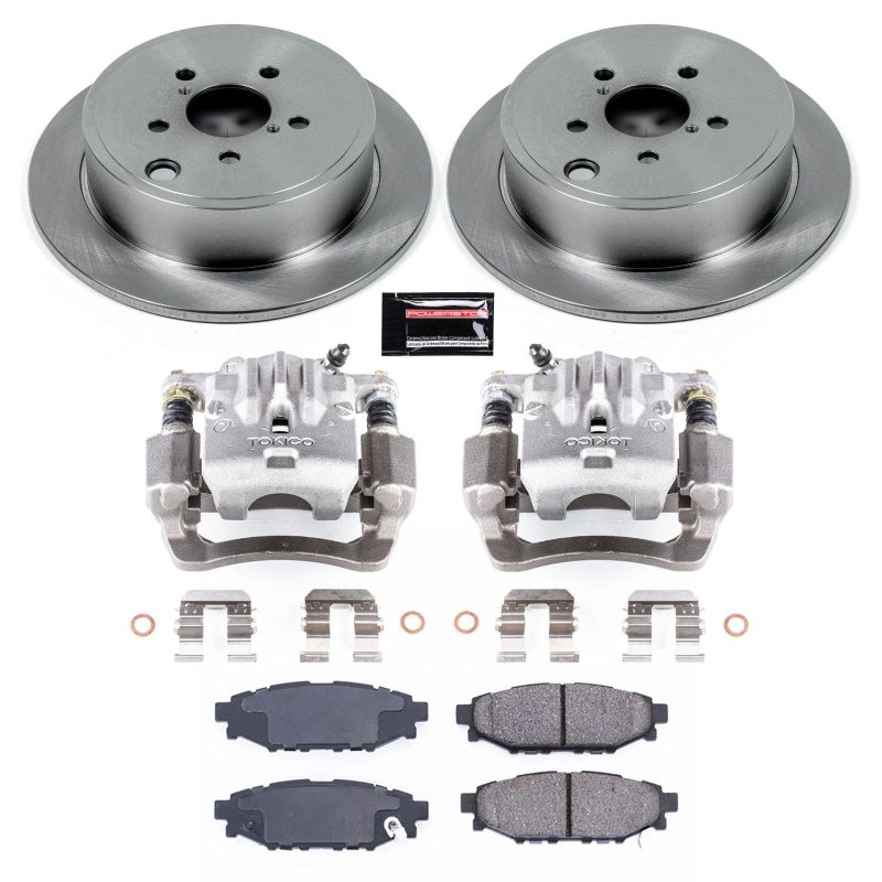 PowerStop Power Stop 10-14 Subaru Legacy Rear Autospecialty Brake Kit w/Calipers