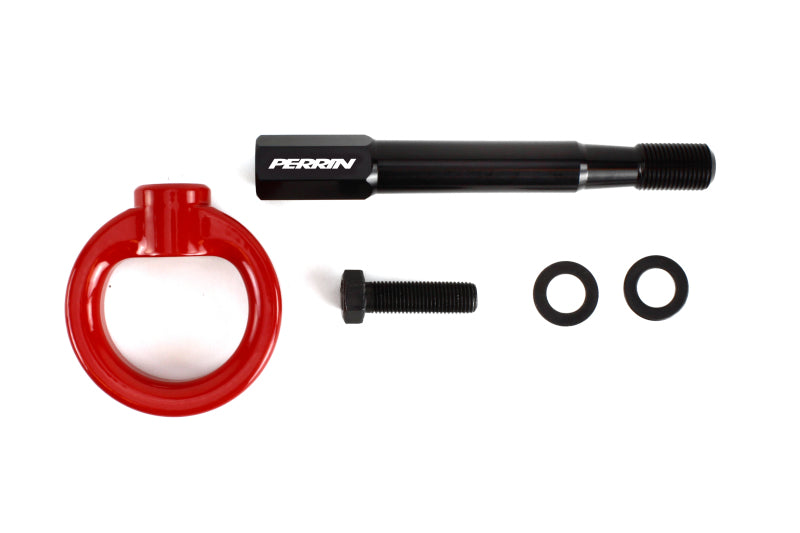 Perrin Performance PERRIN 14-19 Subaru Forester Tow Hook Kit (Rear) - Red