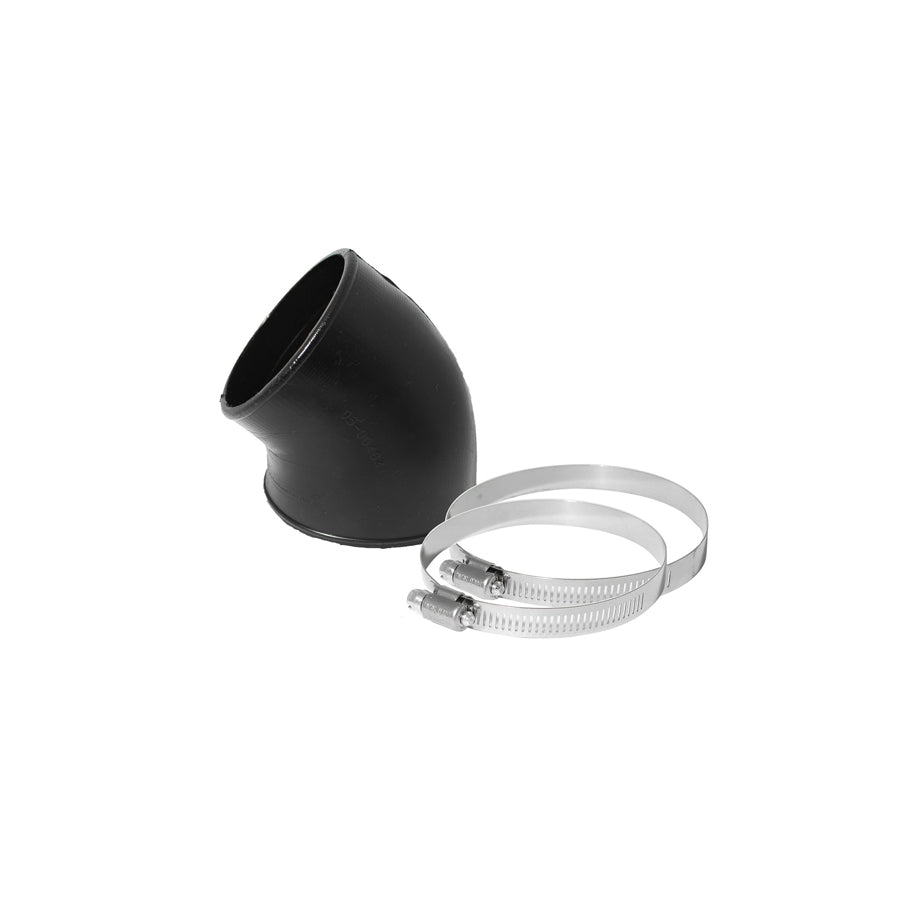 aFe 59-00002 (4 IN ID to 3-1/2 IN ID x 40 Deg.) Elbow Reducing Coupler - Black Replacement Coupling Kit | ML Performance US Car Parts