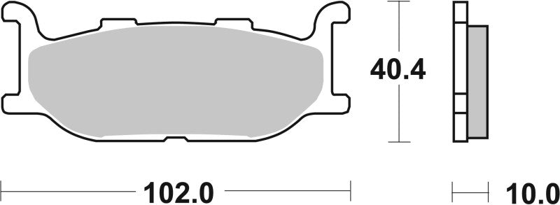 Brembo Powersports Brembo 91-92 Yamaha FZX Zeal 250cc Sinter Brake Pad - Front