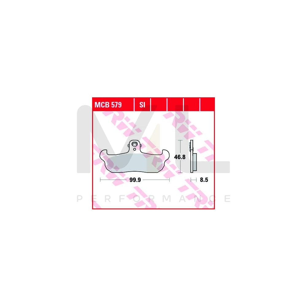 TRW Sinter Offroad Mcb579Si Brake Pad Set | ML Performance Car Parts