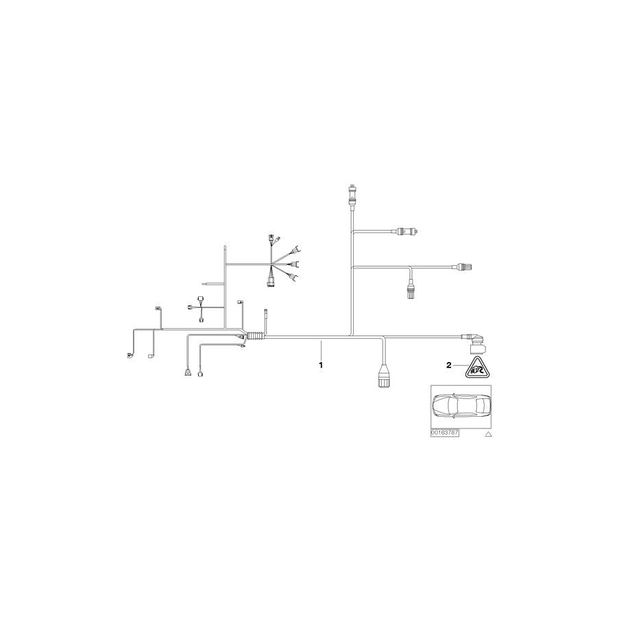 Genuine BMW 12517555027 E92 E91 E90 Wiring Harness, Engine Trans. Module (Inc. 328xi, 330xi & 330i) | ML Performance US