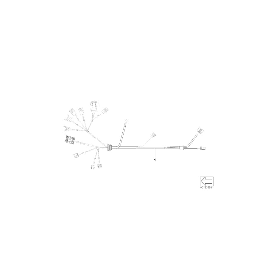 Genuine BMW 12513448539 E83 Wiring Harness, Engine Trans. Module (Inc. X3 3.0i, X3 3.0si & X3 2.5si) | ML Performance US