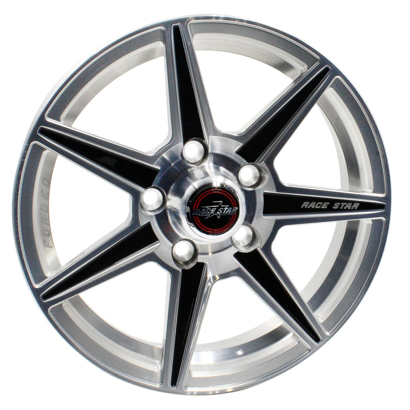 Race Star 72 ValStar 15x3.75 / 5x4.50BC / 1.75BS / 3.072in CB / Machined w/Black Accents Wheel