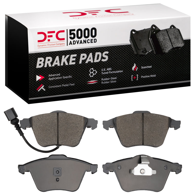 DFC 08-15 Audi S3 (Mexico) Front 5000 Advanced Low Metallic Brake Pads