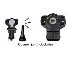 LINK ECU 101-0100 THROTTLE POSITION SENSOR CLOCKWISE + COUNTER CLOCKWISE