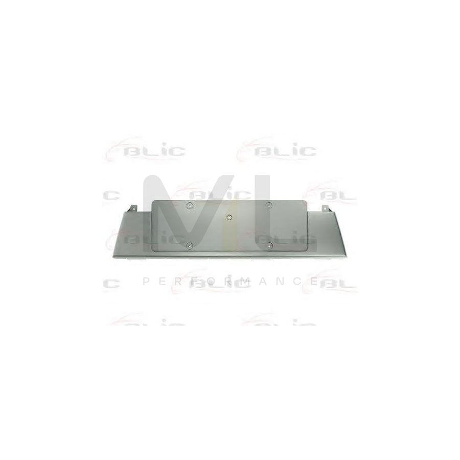 BLIC 6509-01-0029920P Number plate holder for AUDI A4 Front, Black, frameless | ML Performance Car Parts