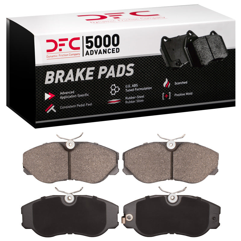 DFC 87-89 Nissan 300ZX Turbo Front 5000 Advanced Semi Metallic Brake Pads