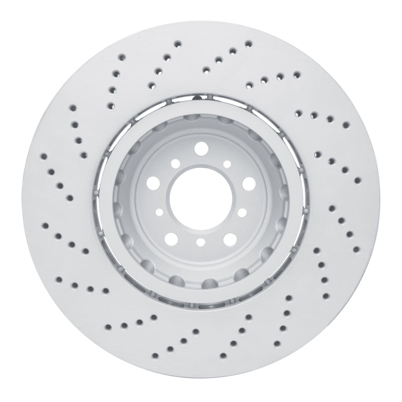 DFC 12-19 BMW M6 Right Front Drilled Hi-Carbon Alloy Geomet Coated Rotor