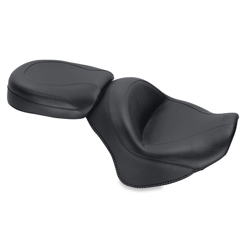 Mustang Motorcycle Mustang 11-17 Yamaha Stryker Standard Touring 2PC Seat - Black