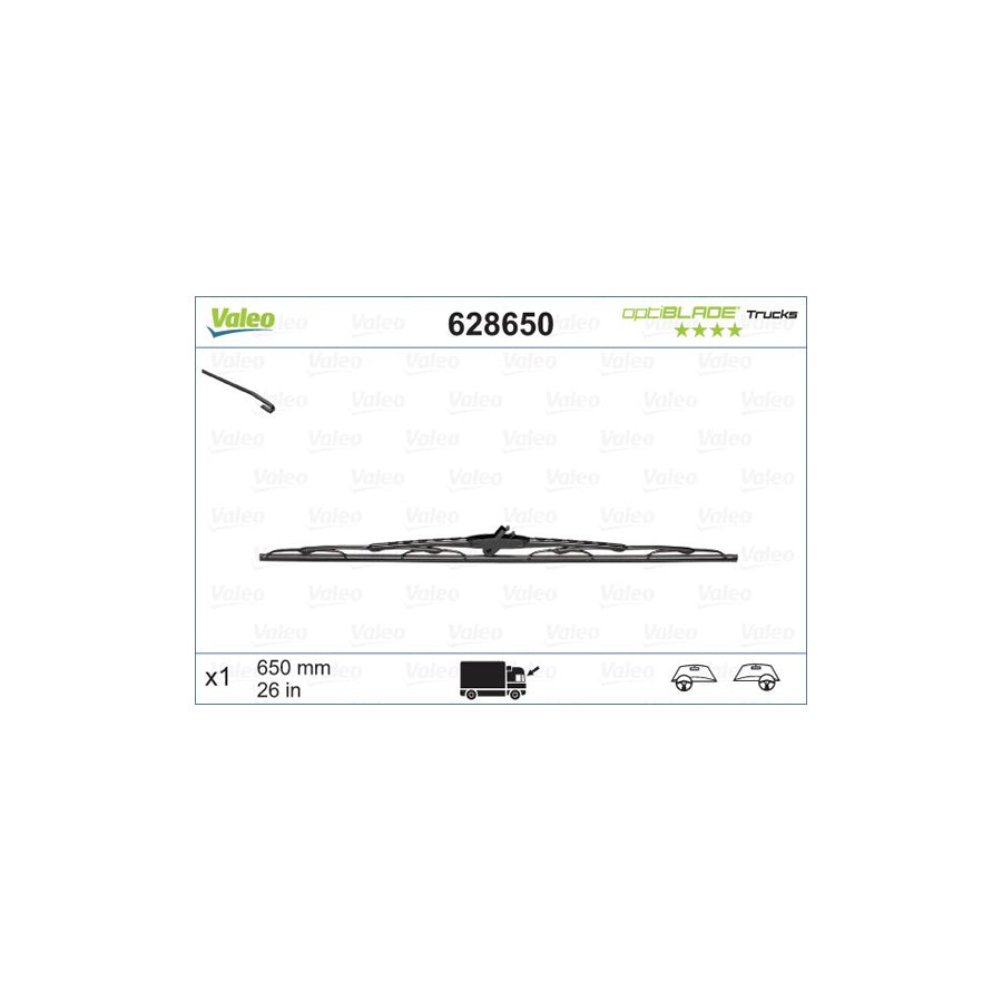 Valeo Optiblade Trucks 628650 Wiper Blade | ML Performance US Car Parts