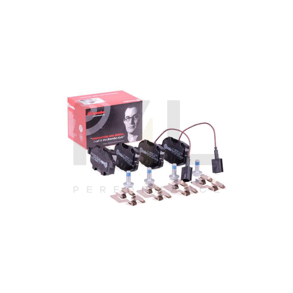 Brembo P 23 131 Brake Pad Set For Alfa Romeo Mito (955) With Brake Caliper Screws | ML Performance Car Parts