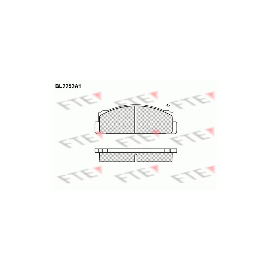 FTE 9010696 Brake Pad Set