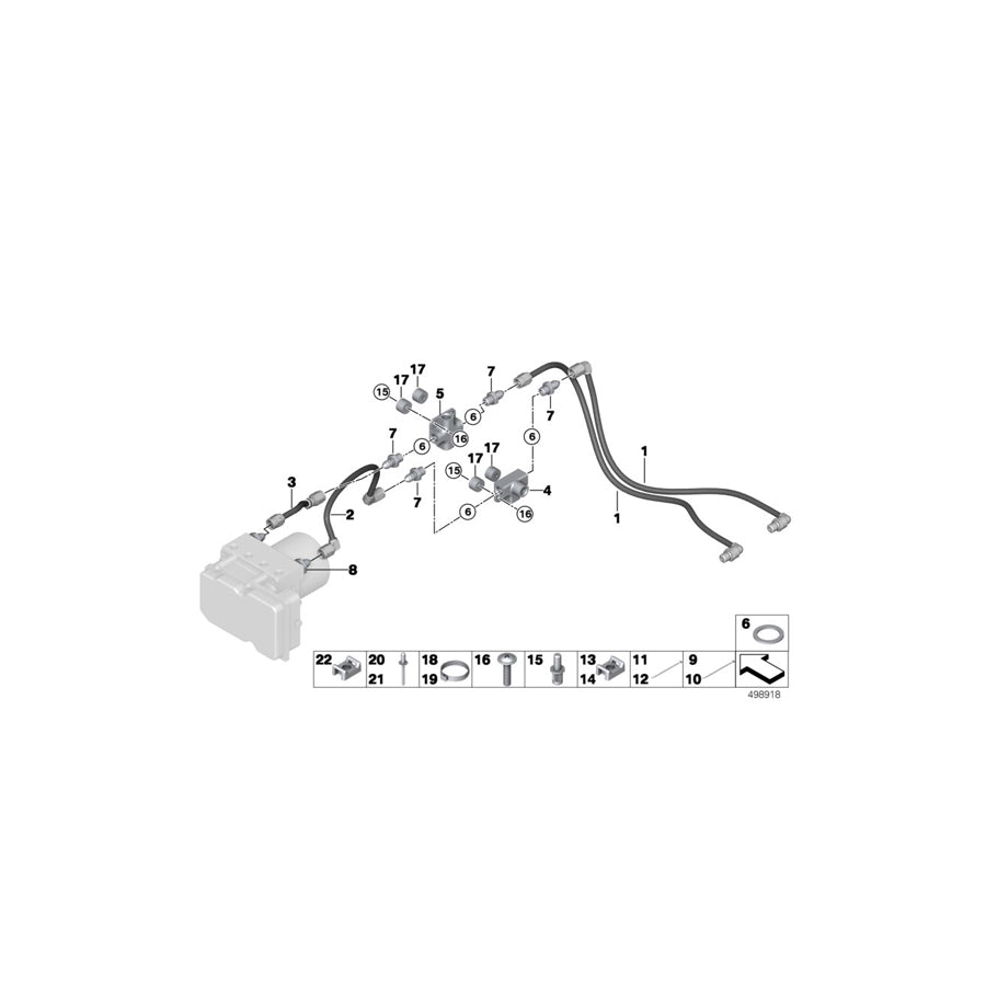 Genuine BMW 12517748790 Clamp H6P (Inc. M6 GT3) | ML Performance US