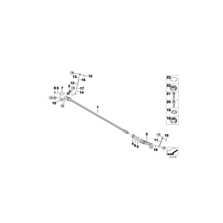 Genuine BMW 32308329376 Suspension 35X52 RPNA (Inc. M6 GT3) | ML Performance US Car Parts