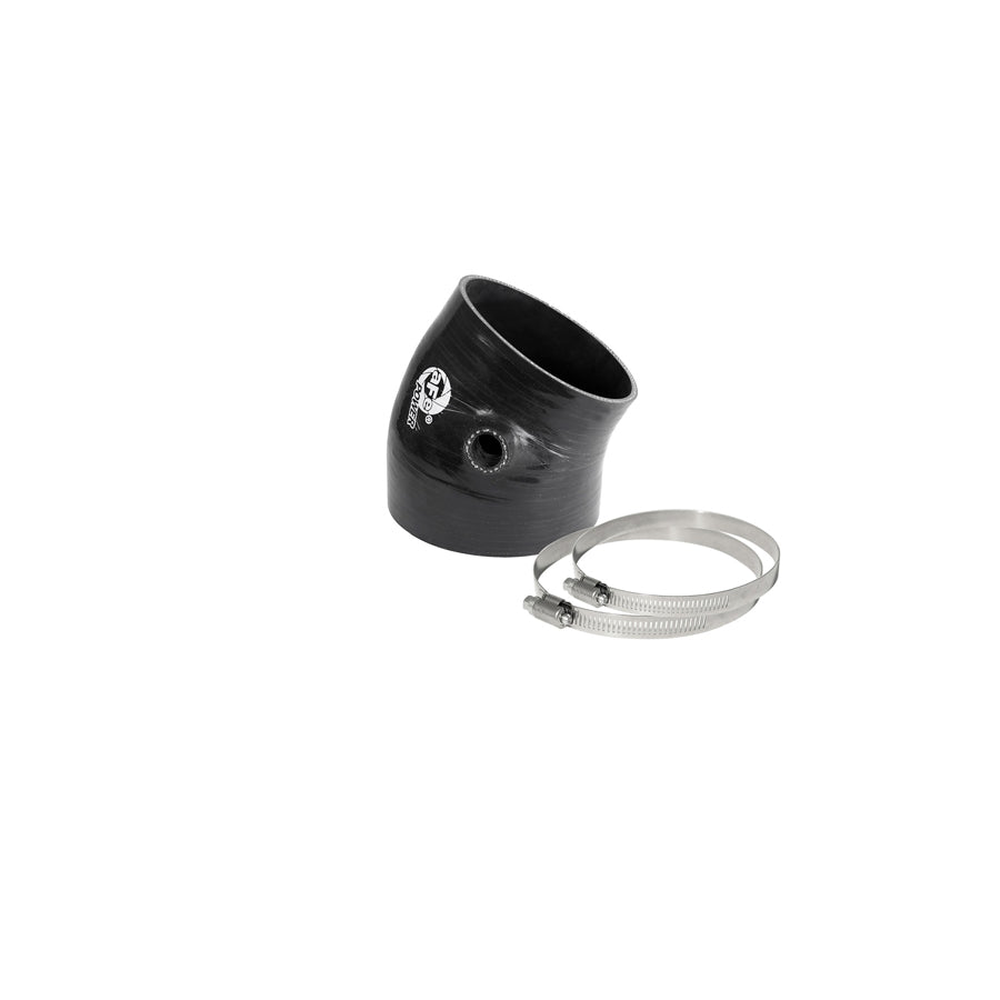 aFe 59-00115 (4-3/8 IN ID to 3-3/4 IN ID x 30 Deg.) Elbow Reducing Coupler - Black Replacement Coupling Kit | ML Performance US Car Parts