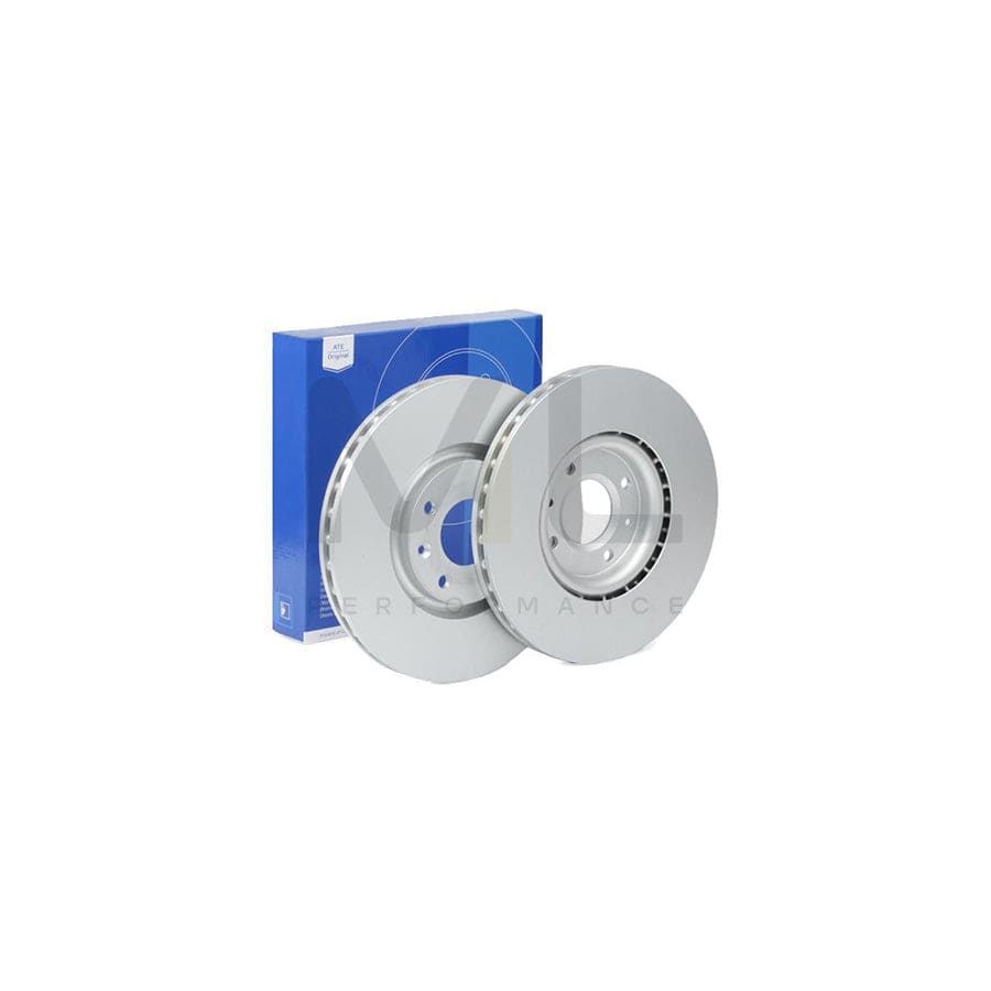 ATE 24.0126-0159.1 Brake Disc Internally Vented, Coated, with bolts/screws - 1 piece