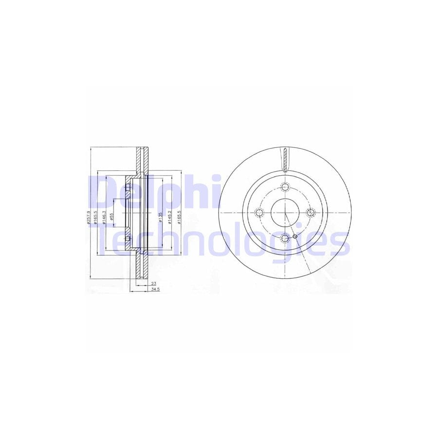 Delphi Bg4254C Brake Disc