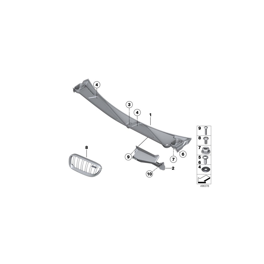 Genuine BMW 12607762719 Edge Protection (Inc. M6 GT3) | ML Performance US