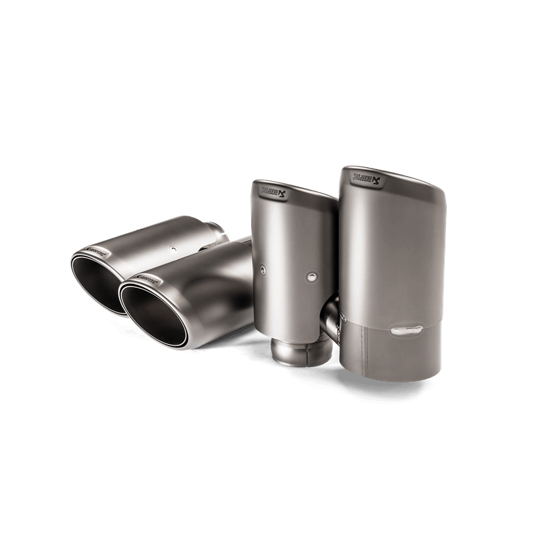 Akrapovic Akrapovic 2018+ Porsche Cayenne V6 (536) Tail Pipe Set (Titanium)