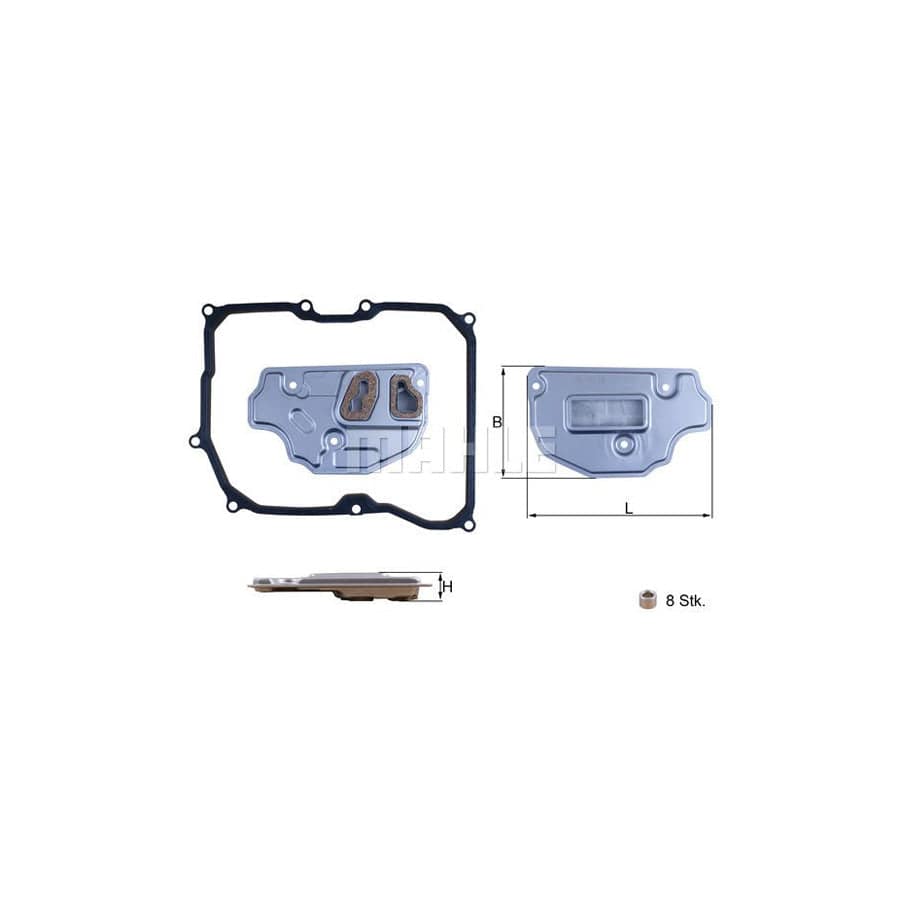 Mahle Original Hx 256D Hydraulic Filter, Automatic Transmission