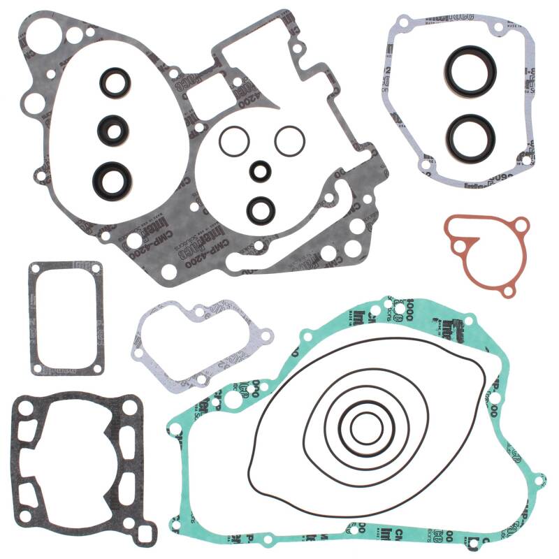 Vertex Pistons Vertex Gaskets 01-03 Suzuki RM125 Complete Gasket Kit w/ Oil Seals