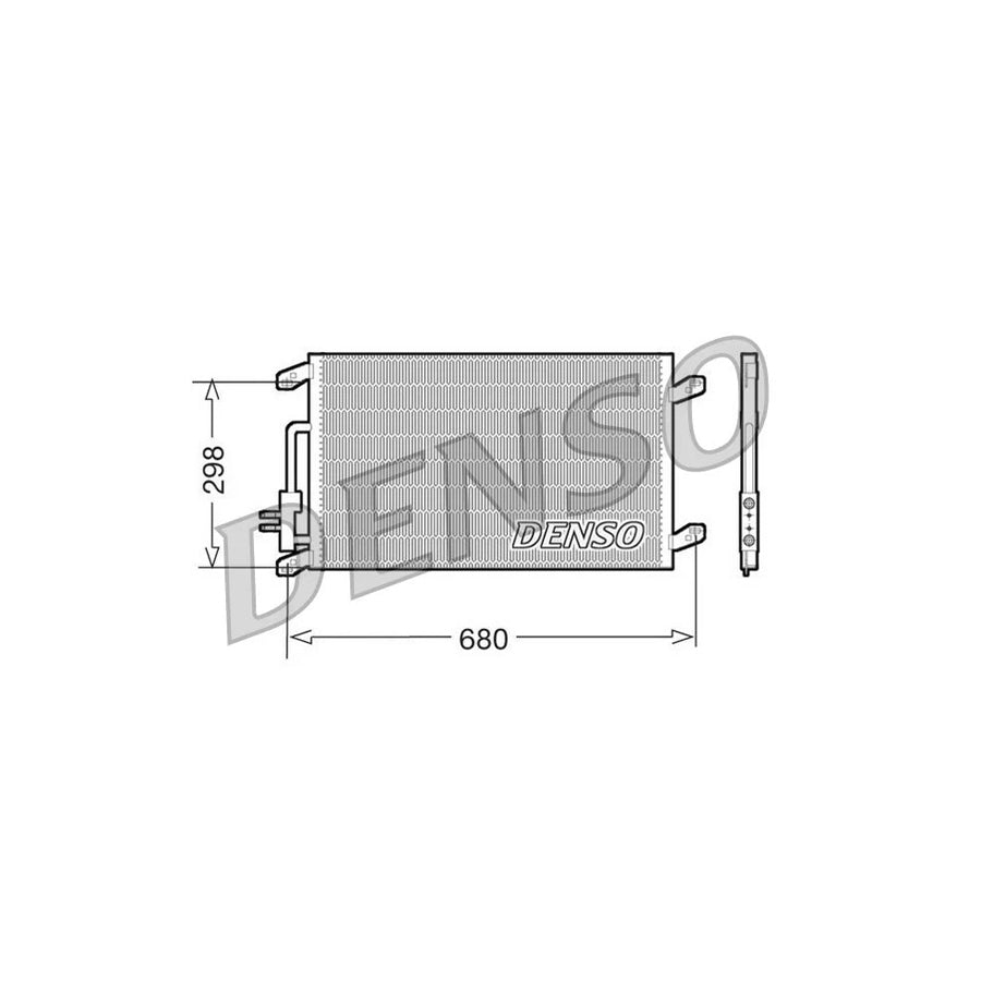 DENSO DCN13016 Air Conditioning Condenser for Lancia Lybra