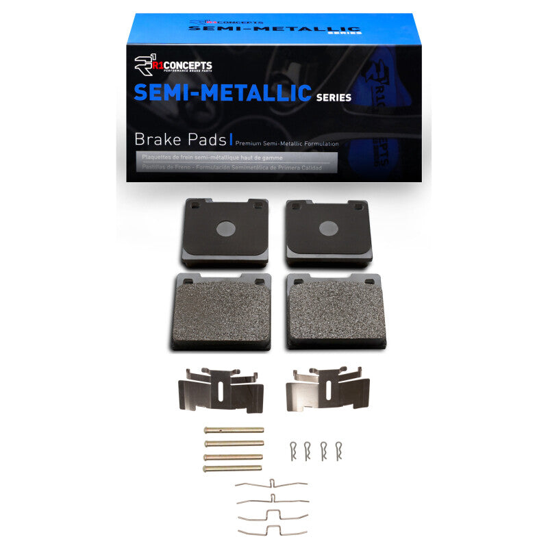 R1 Concepts R1 71-73 Plymouth CRICKET Front Semi Met Pads & Hardware Kit