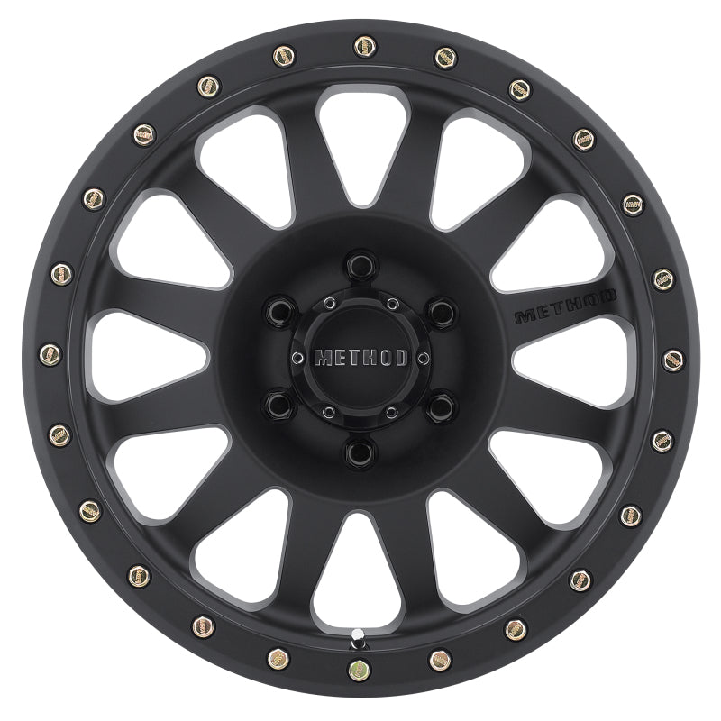 Method Wheels Method MR304 Double Standard 18x9 -12mm Offset 6x5.5 108mm CB Matte Black Wheel