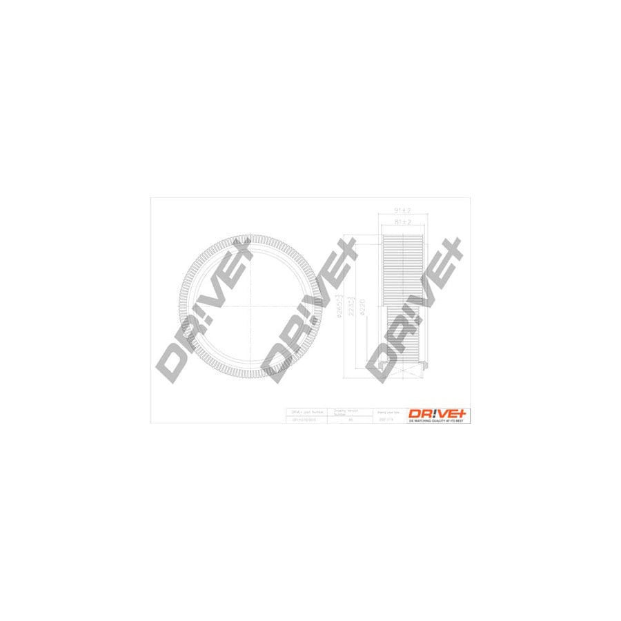 Dr!Ve+ Dp1110.10.0015 Air Filter