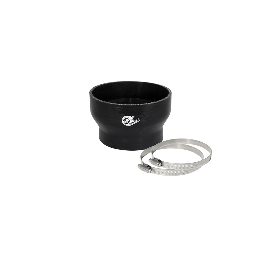 aFe 59-00079 (4-1/3 IN ID to 3-1/2 IN ID x 2-3/4 IN L) Straight Reducing Coupler - Black Replacement Coupling Kit | ML Performance US Car Parts