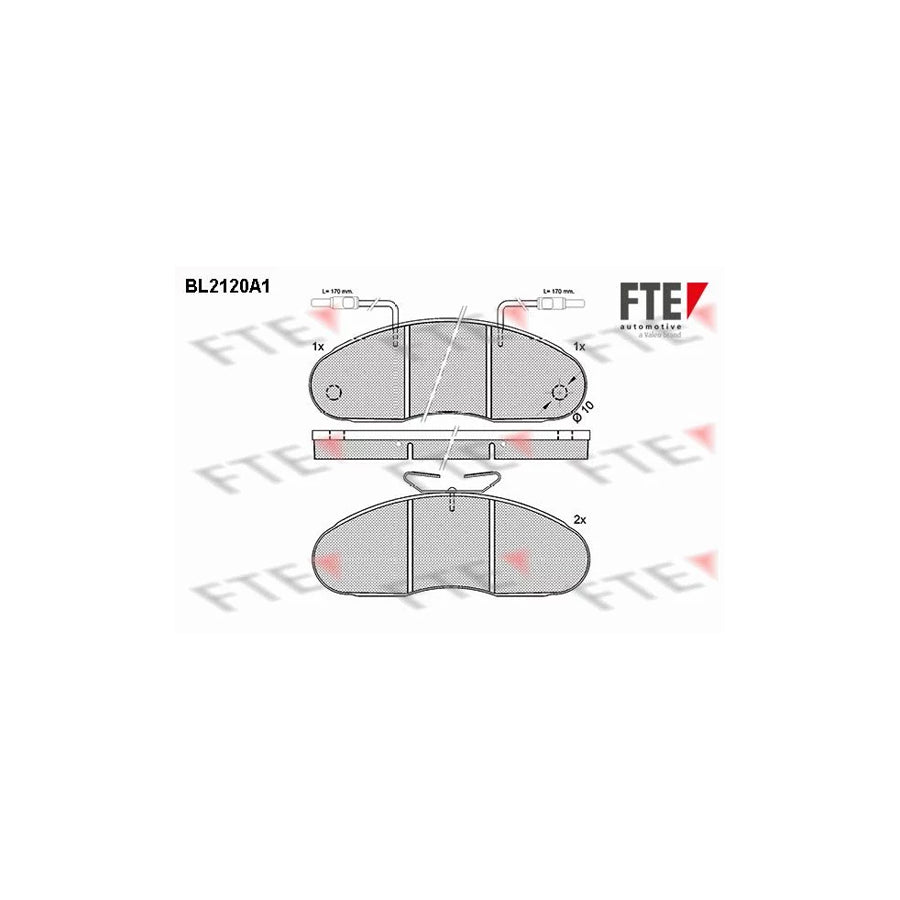 FTE Bl2120A1 Brake Pad Set