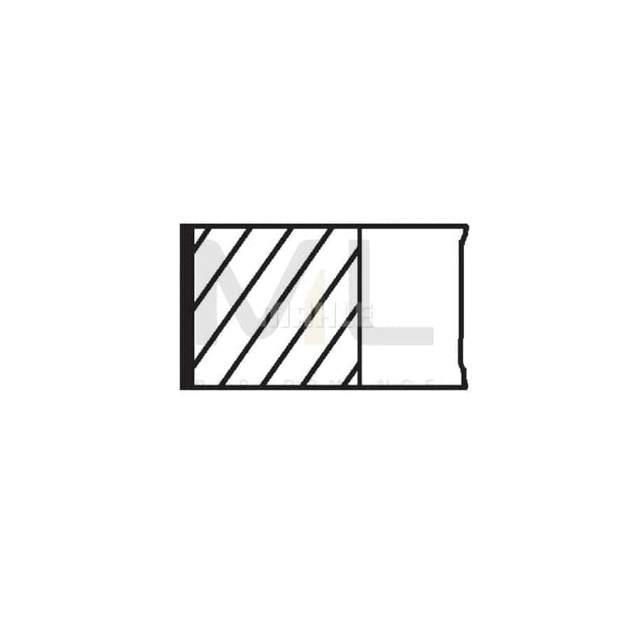 MAHLE ORIGINAL 028 13 N0 Piston Ring Kit Cyl.Bore: 79,5mm | ML Performance Car Parts