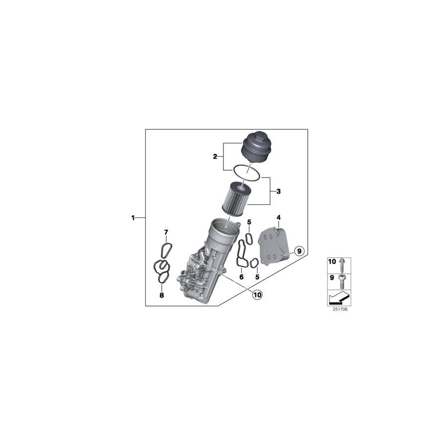 Genuine BMW 11427625486 F20 F30 Profile-Gasket (Inc. 118i, 120i & 320i ed) | ML Performance US Car Parts