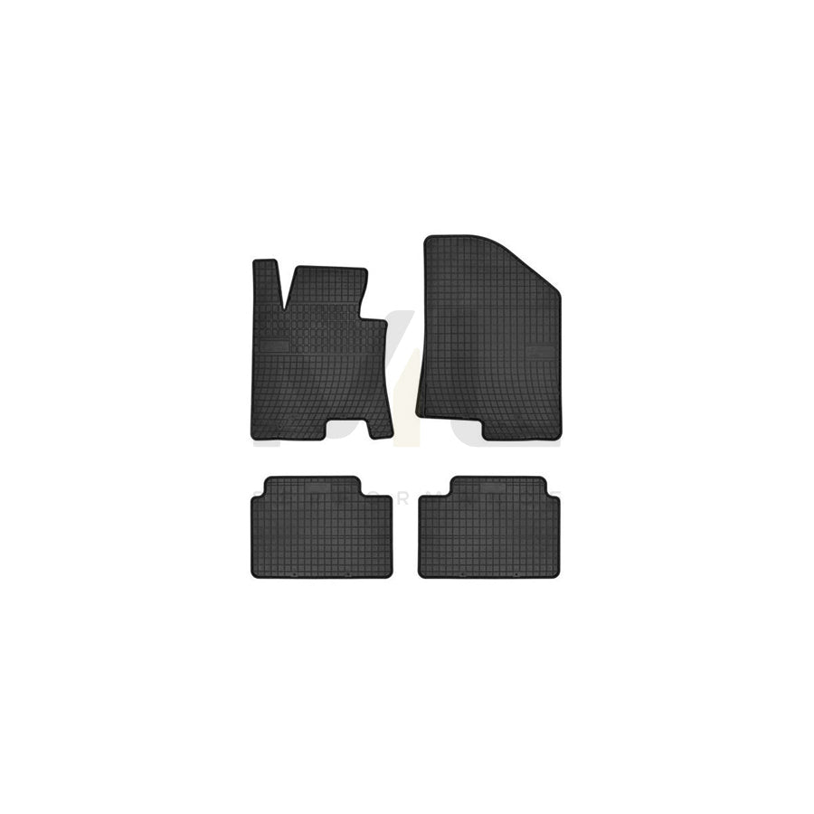 FROGUM Tailored 0430 Floor mat set for HYUNDAI i30 Elastomer, Front and Rear, Quantity: 4, Black, (LHD)