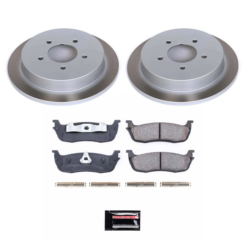 PowerStop Power Stop 98-00 Lincoln Navigator Rear Semi-Coated Rotor Kit