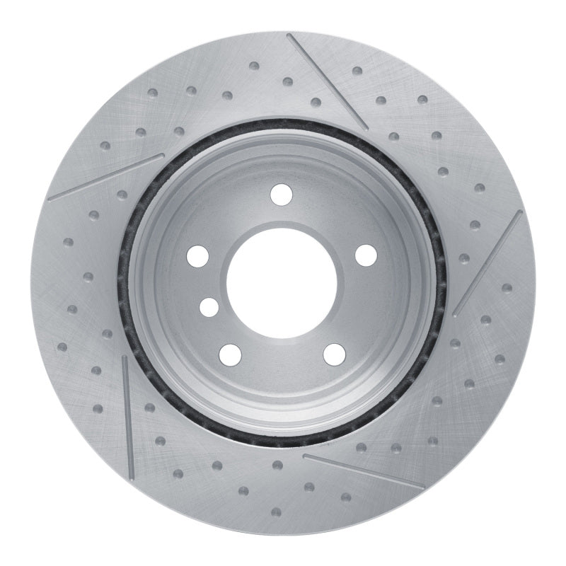 DFC 06-13 BMW 328i Rear Brake Rotor - Dimpled and Slotted