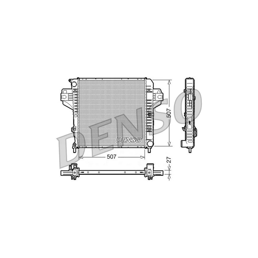 DENSO DRM06030 Engine Radiator for Jeep Cherokee III (Kj)
