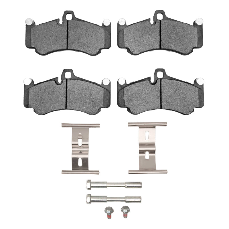 R1 Concepts R1 02-13 Porsche Carrera GT Front/Rear Semi Met Pads & Hardware Kit